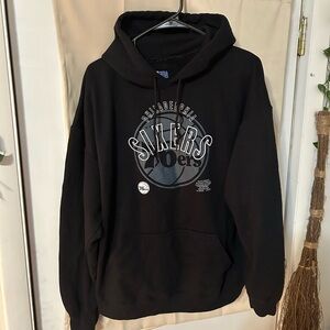 76ers Black Hoodie